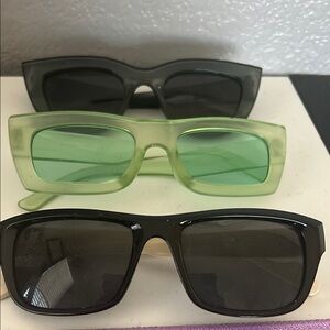 New Stylish Rectangular Sunglasses Set